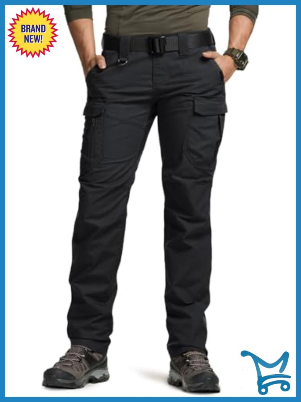 Women's Flex Stretch Tactical Cargo Work Pants Water Resistant Ripstop
